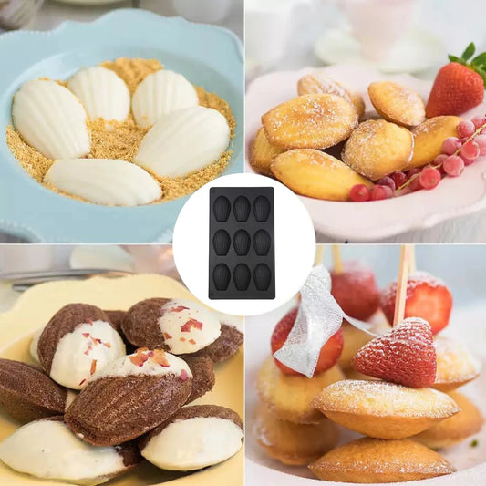 Madeleina – 2PCS Silicone Madeleine Cookie Pan Set
