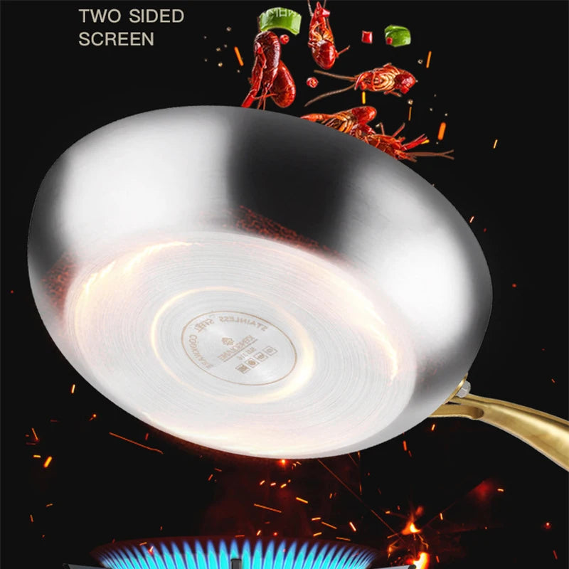 Fryvora – 26cm Stainless Steel Nonstick Frying Pan