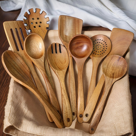 Woodelle – Wooden Cooking Spoon Set