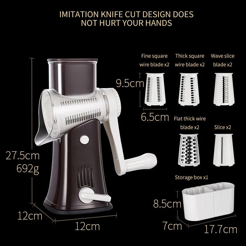 Vegtrix – 12-in-1 Multifunctional Vegetable Cutter