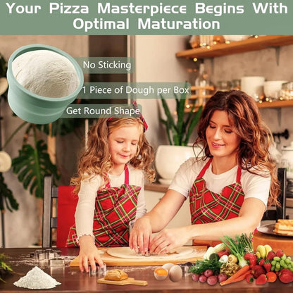 PizzDho – Lidded Hybrid Pizza Dough Proofing Box