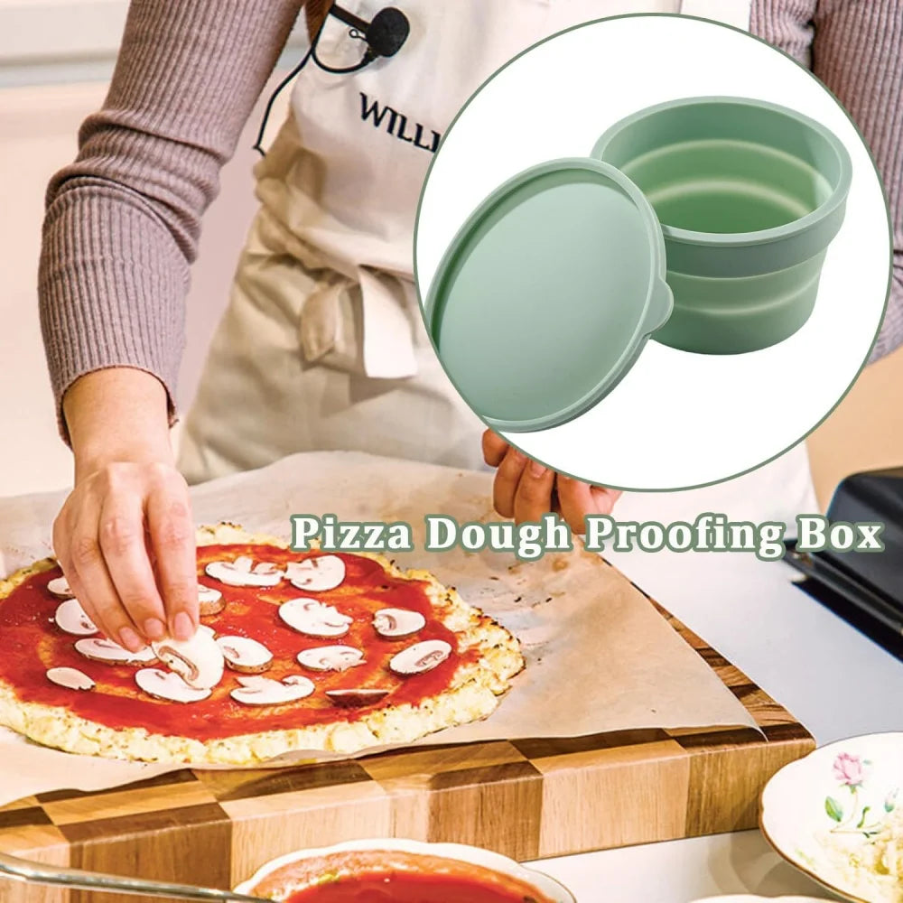 PizzDho – Lidded Hybrid Pizza Dough Proofing Box