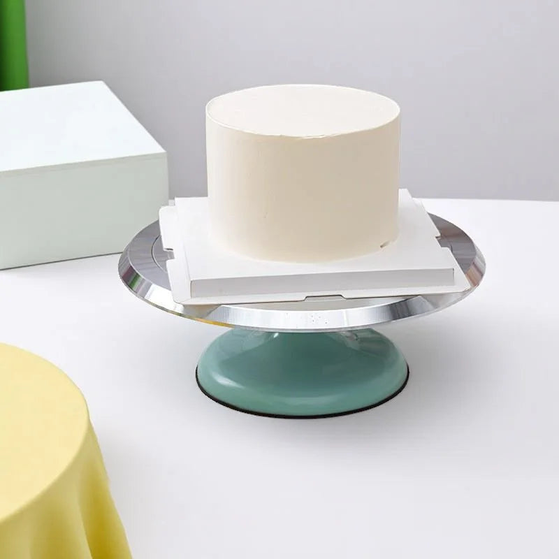 Turnivor – 10 Inch Aluminum Cake Decorating Turntable Set
