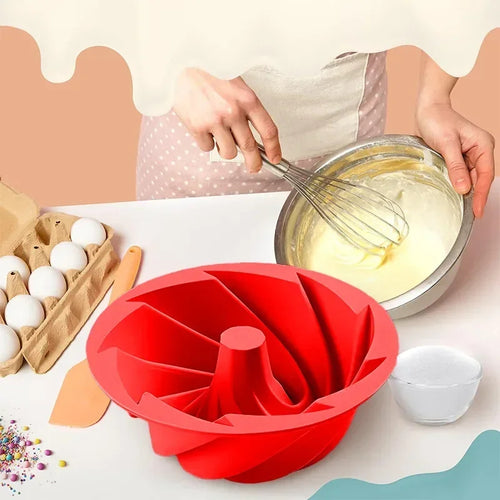 Florivor – Large Spiral Flower Cake Mold