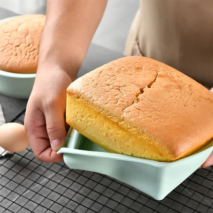 QuadraBake – 4PCS Silicone Square Cake Plate Set