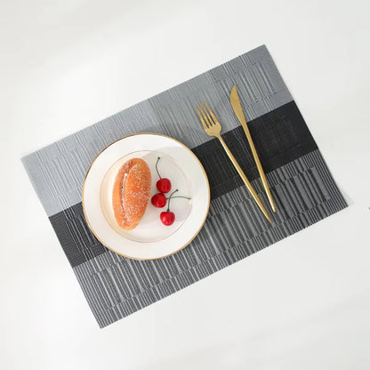 Placivio –-Piece Non-Slip Table Mat & Coaster Set