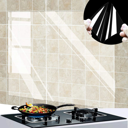 Stickora – Clear Heat-Resistant Kitchen Wall Sticker