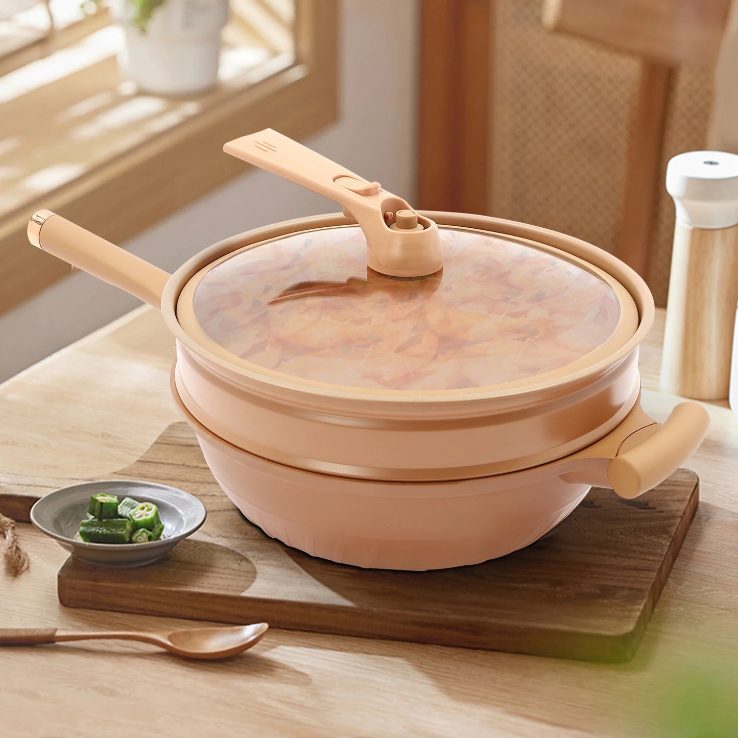 CookSwift – Micro Pressure Cooker with Steamer Basket