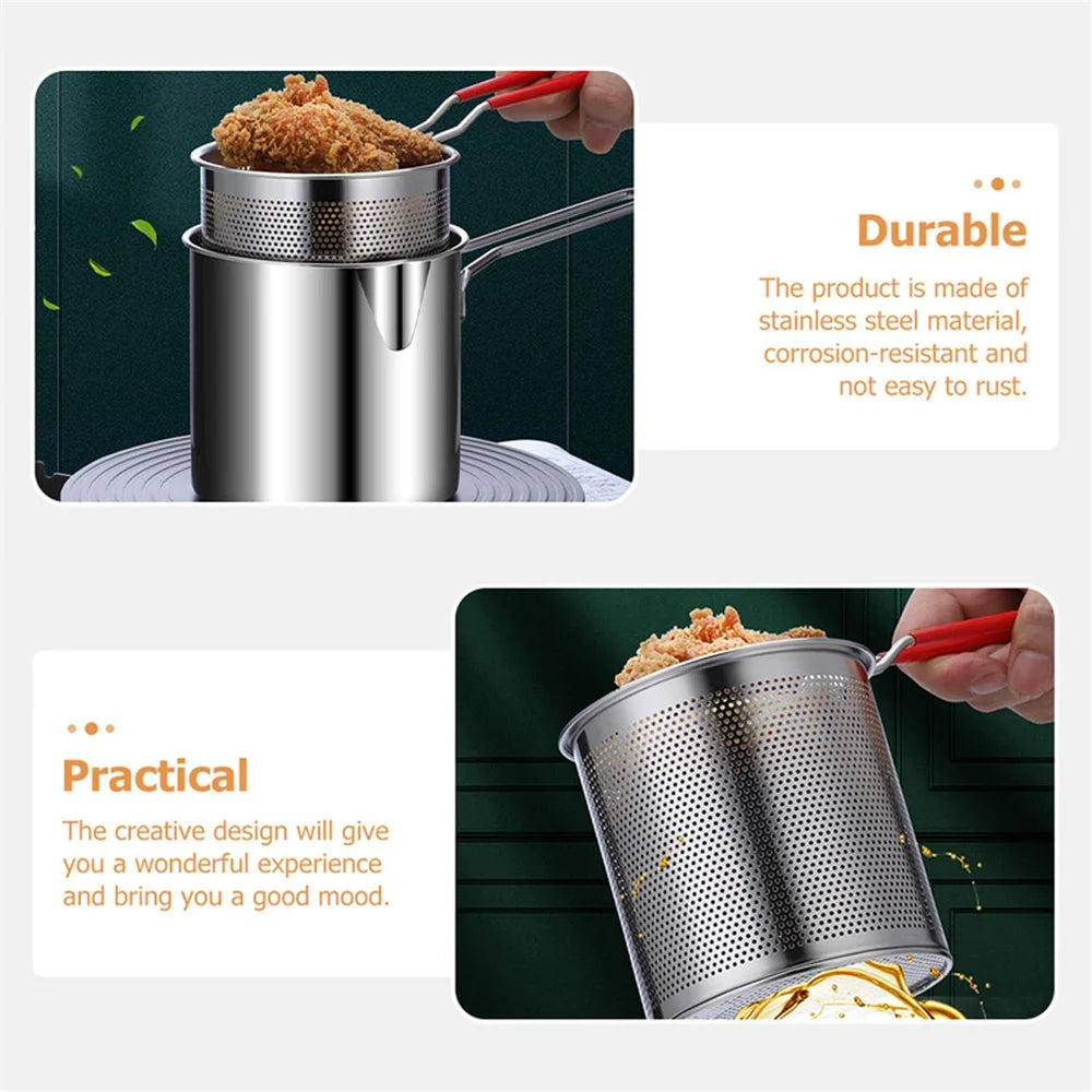 FryPro – Stainless Steel Deep Fryer Pot Set