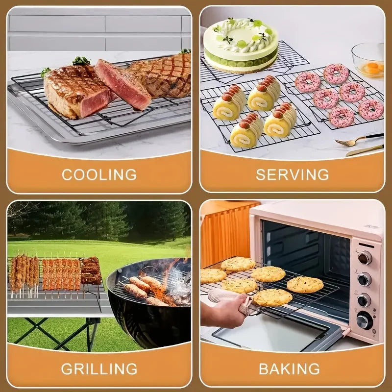 CoolStack – 3-Layer Stainless Steel Stackable Cooling Rack