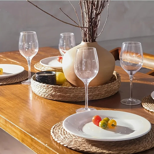 BohoWeave – 6-Piece Placemats with Heat-Resistant Tray