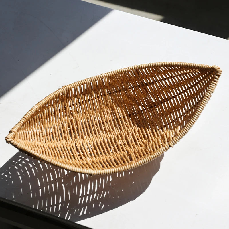 WickerCharm – Handwoven Decorative Rattan Serving Baskets