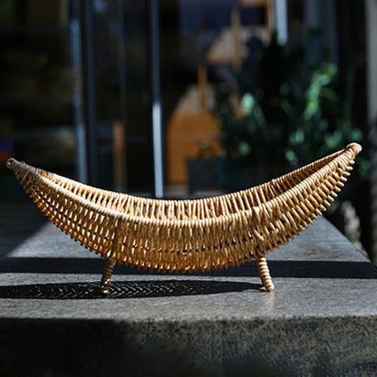 WickerCharm – Handwoven Decorative Rattan Serving Baskets
