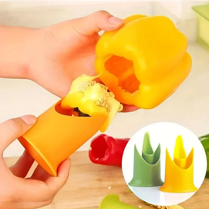 PepClean – 2-Piece Pepper Core & Seed Remover Set