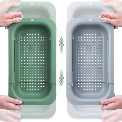 FlexiStrain – Over the Sink Collapsible Kitchen Colander