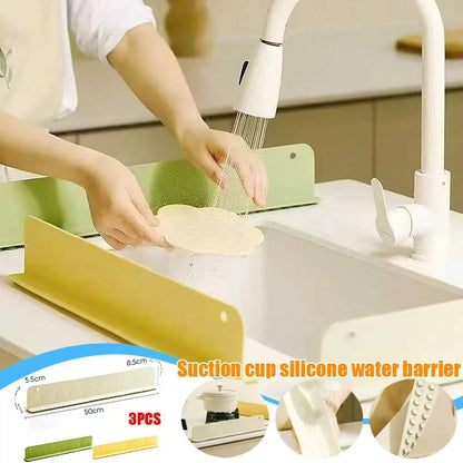 SplashShield – Silicone Sink Splash Guard with Suction Cup