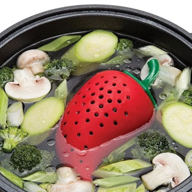 SpiceScoop – Chili-Shaped Silicone Spice Infuser