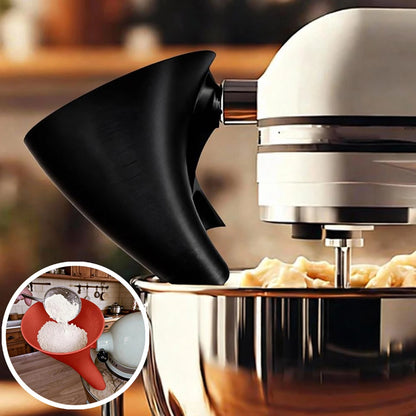 PourEase – White Artisan Flour Funnel
