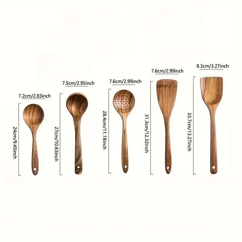 CookFlex – 5-Piece Heat-Resistant Kitchen Spatula & Utensil Set