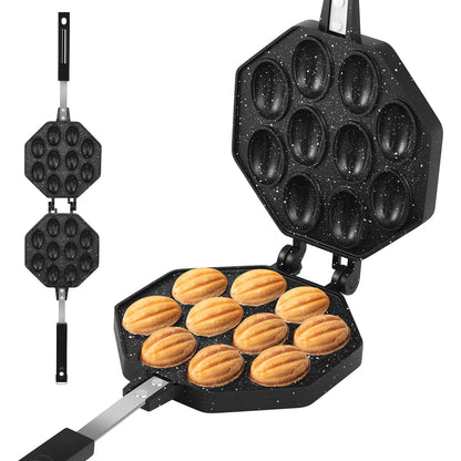 NutForm – Aluminum Alloy Walnut Cookie Mold with Handle