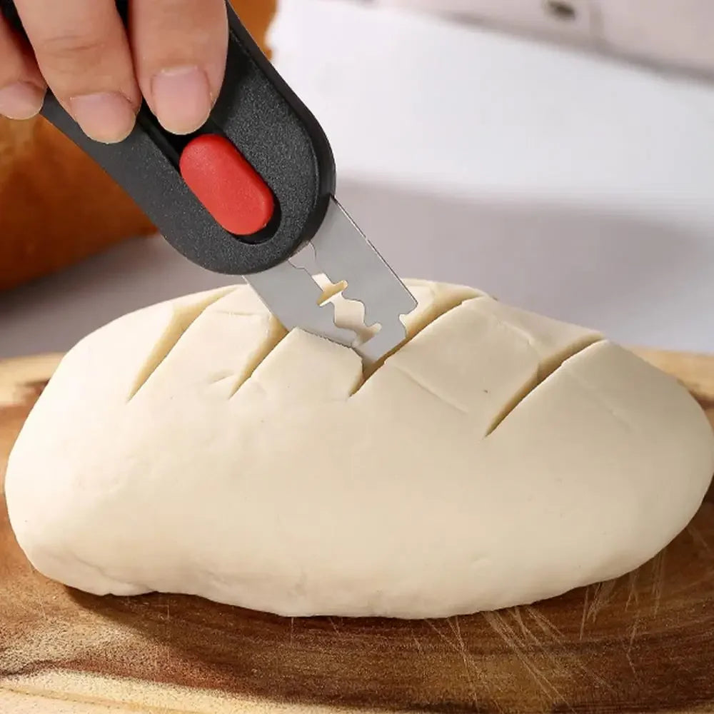 CrustCut – Bread Scoring Lame Set with 5 Replacement Blades