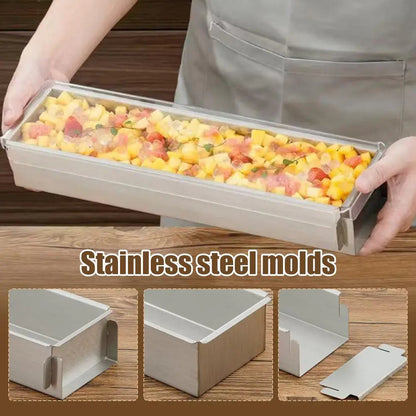 MousseMaster – Tiramisu Cake Mold with Removable Non-Stick Shovel