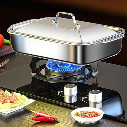 OvenNest – 4-Piece Stainless Steel Deep Dish