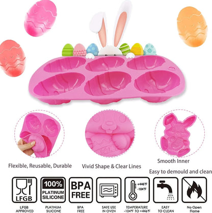 BakeBuddy – Bunny & Egg Silicone Easter Cake Mold