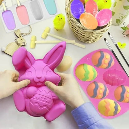 BakeBuddy – Bunny & Egg Silicone Easter Cake Mold