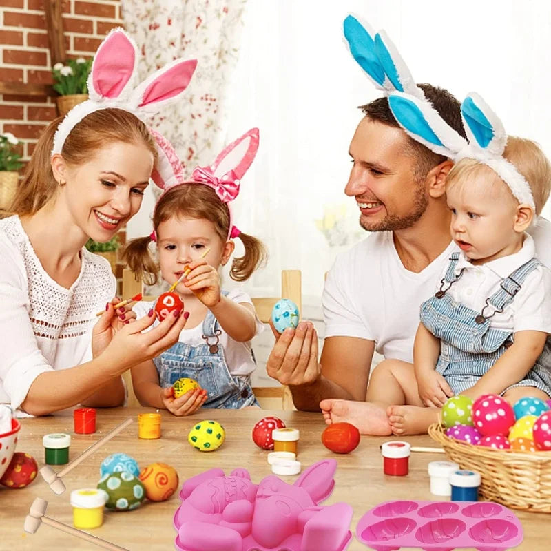 BakeBuddy – Bunny & Egg Silicone Easter Cake Mold