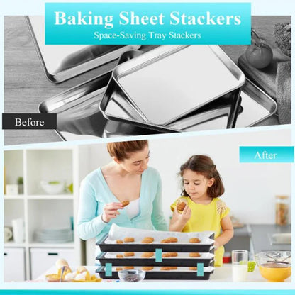 TrayMate – 8-Piece Baking Sheet Stackers