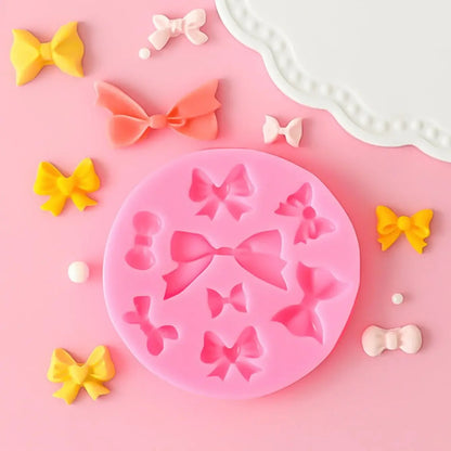 ChocoCharm – Mini Bow Silicone Cake Decorating Mold
