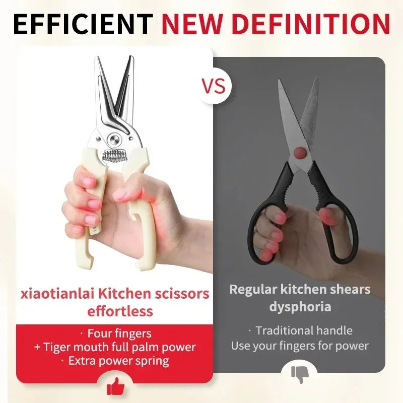 CuttyEase – Labor-Saving Stainless Steel Kitchen Shears