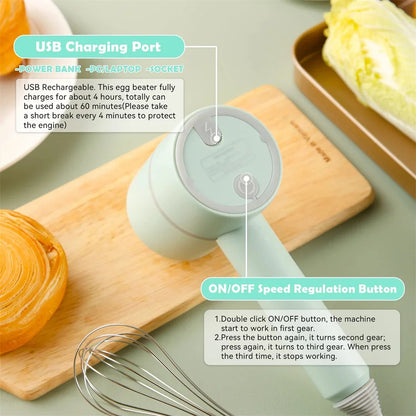 MixMate – Electric Food Processor & Portable Kitchen Mixer Set