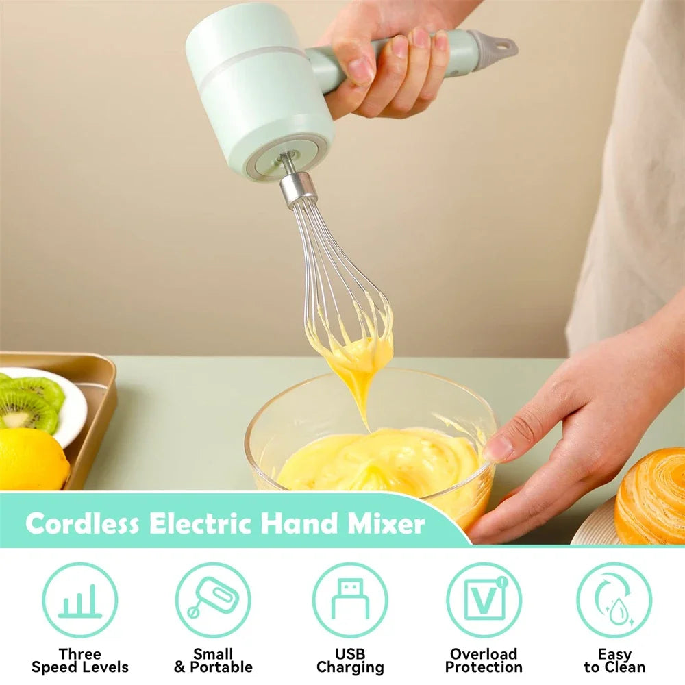 MixMate – Electric Food Processor & Portable Kitchen Mixer Set