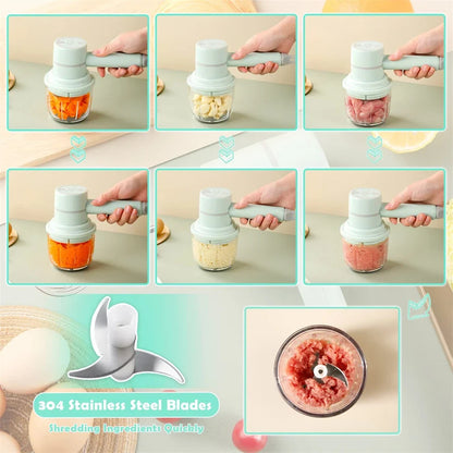 MixMate – Electric Food Processor & Portable Kitchen Mixer Set