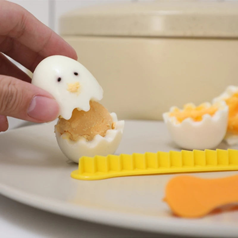 SliceEgg – 2-Piece Multifunctional Egg & Fruit Cutter Set