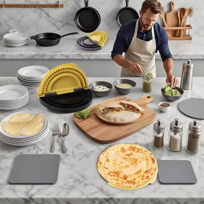PressiFolda – 3-in-1 Tortilla & Pancake Sealing Mold