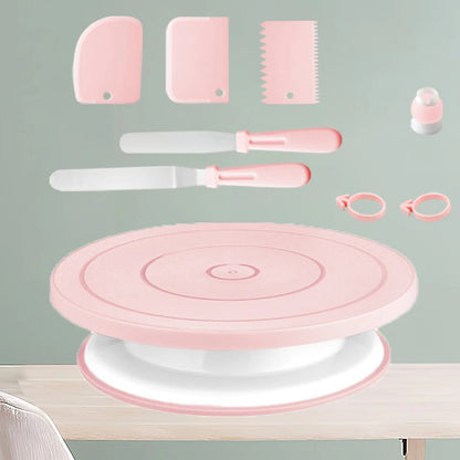 SpinDelice – Upgraded Rotating Cake Decorating Turntable