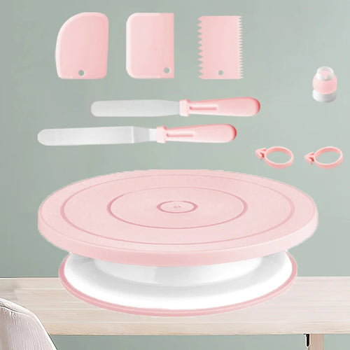 SpinDelice – Upgraded Rotating Cake Decorating Turntable