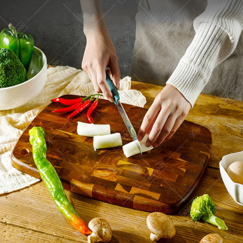 AcaciaGrida – Double-Sided Acacia Wood Cutting Board