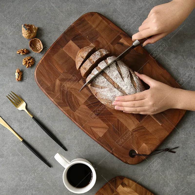 AcaciaGrida – Double-Sided Acacia Wood Cutting Board