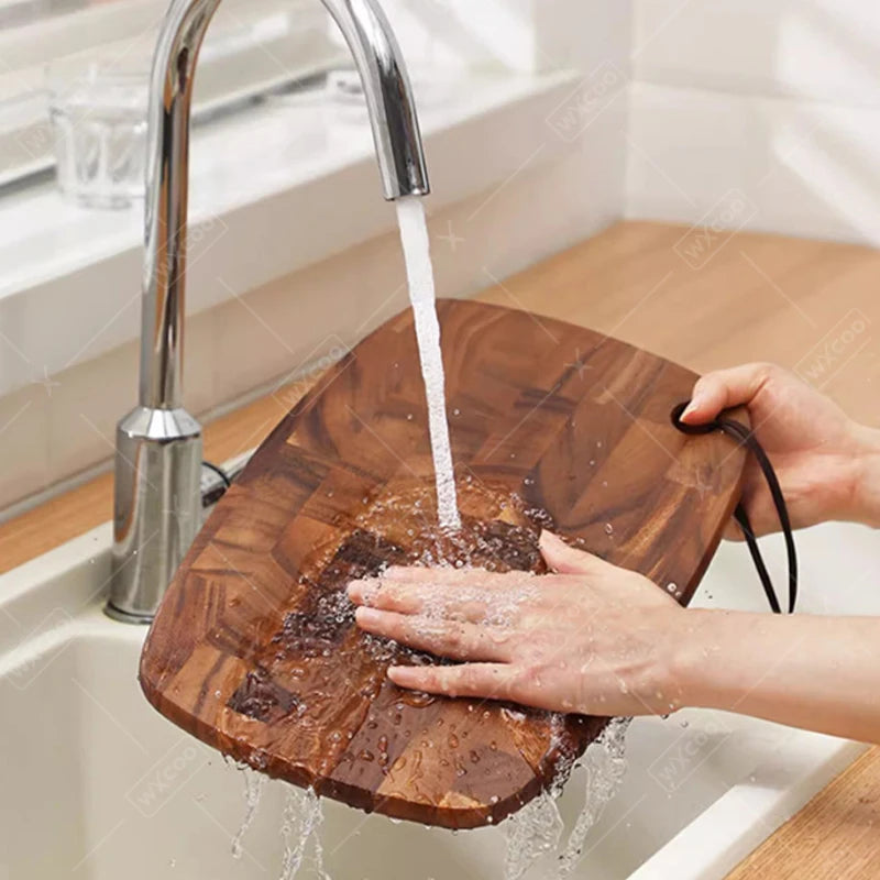 AcaciaGrida – Double-Sided Acacia Wood Cutting Board